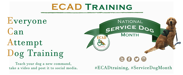 ECAD - ECAD Training for National Service Dog Month
